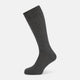 A single Grey Organic Cotton Mid-Length Sock by Turnbull & Asser is shown upright on a white background, featuring a ribbed texture and reinforced cuff.