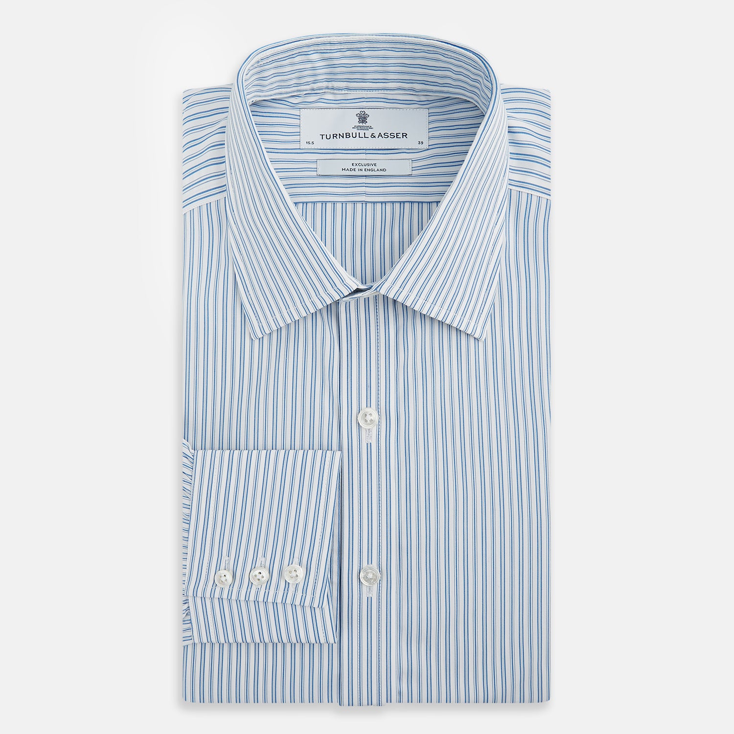 Image 5 of product Sky Blue Double Stripe Mayfair Shirt