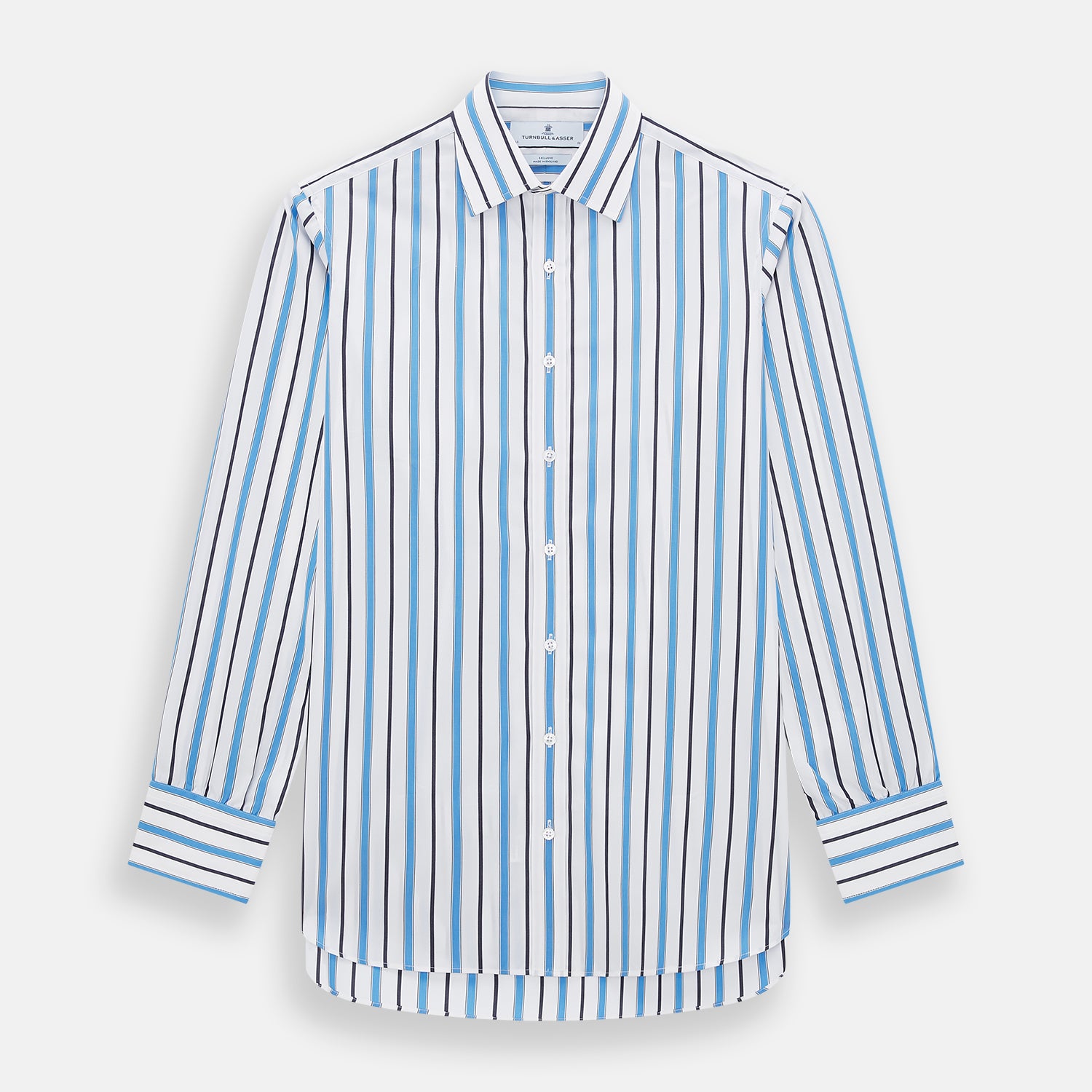 Image 1 of product Sky Blue Multi Candy Stripe Mayfair Shirt