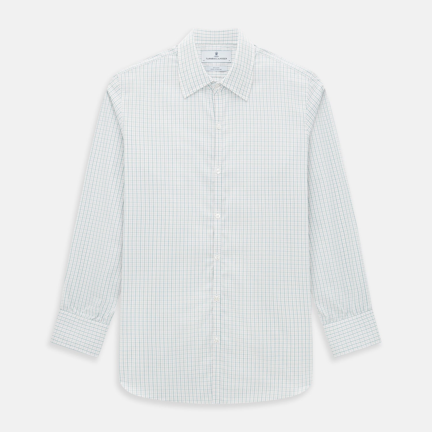Image 1 of product Turquoise and Red Multi Check Westminster Shirt