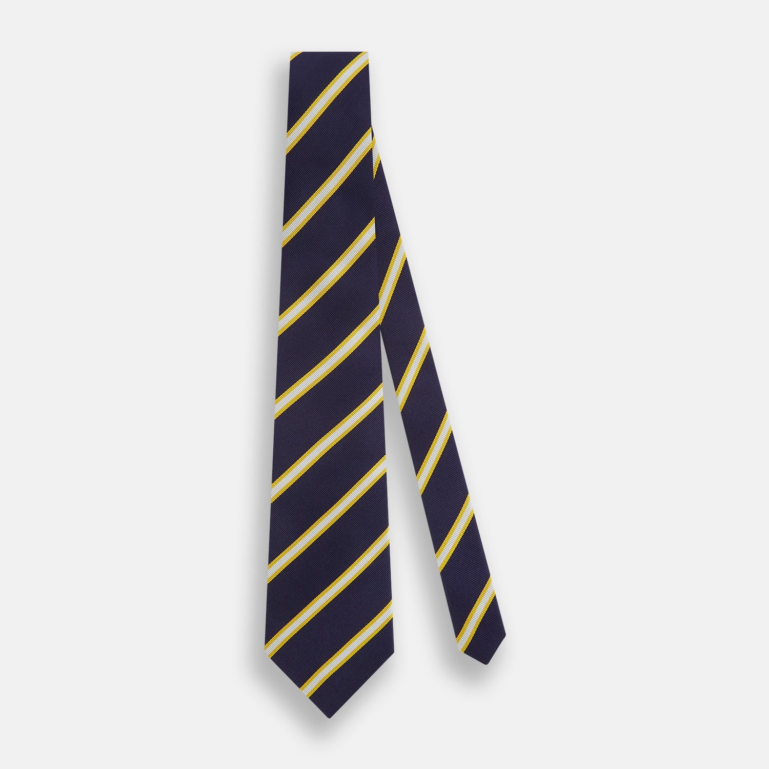 Image 4 of product White and Navy Blazer Silk Tie
