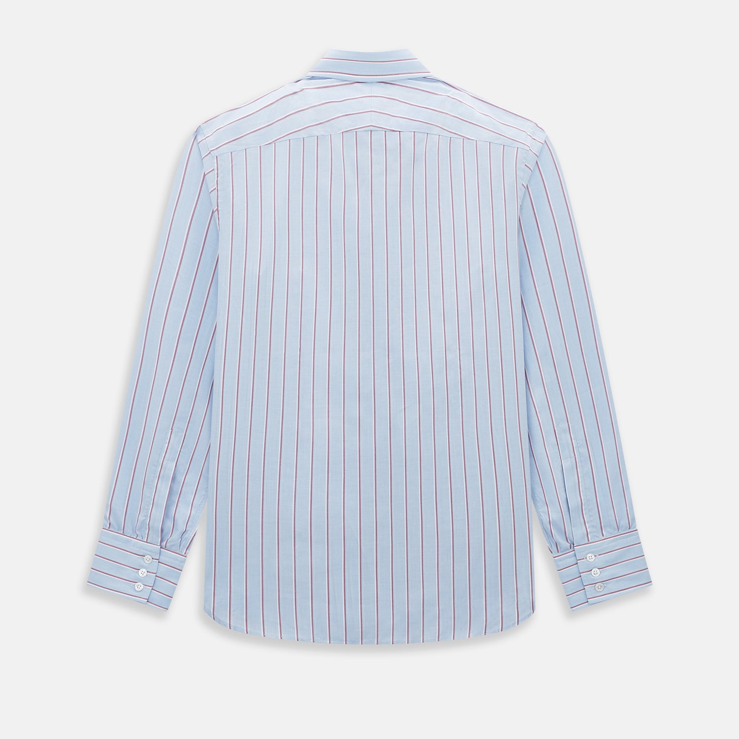Image 3 of product Blue and Burgundy Multi-Stripe Westminster Shirt