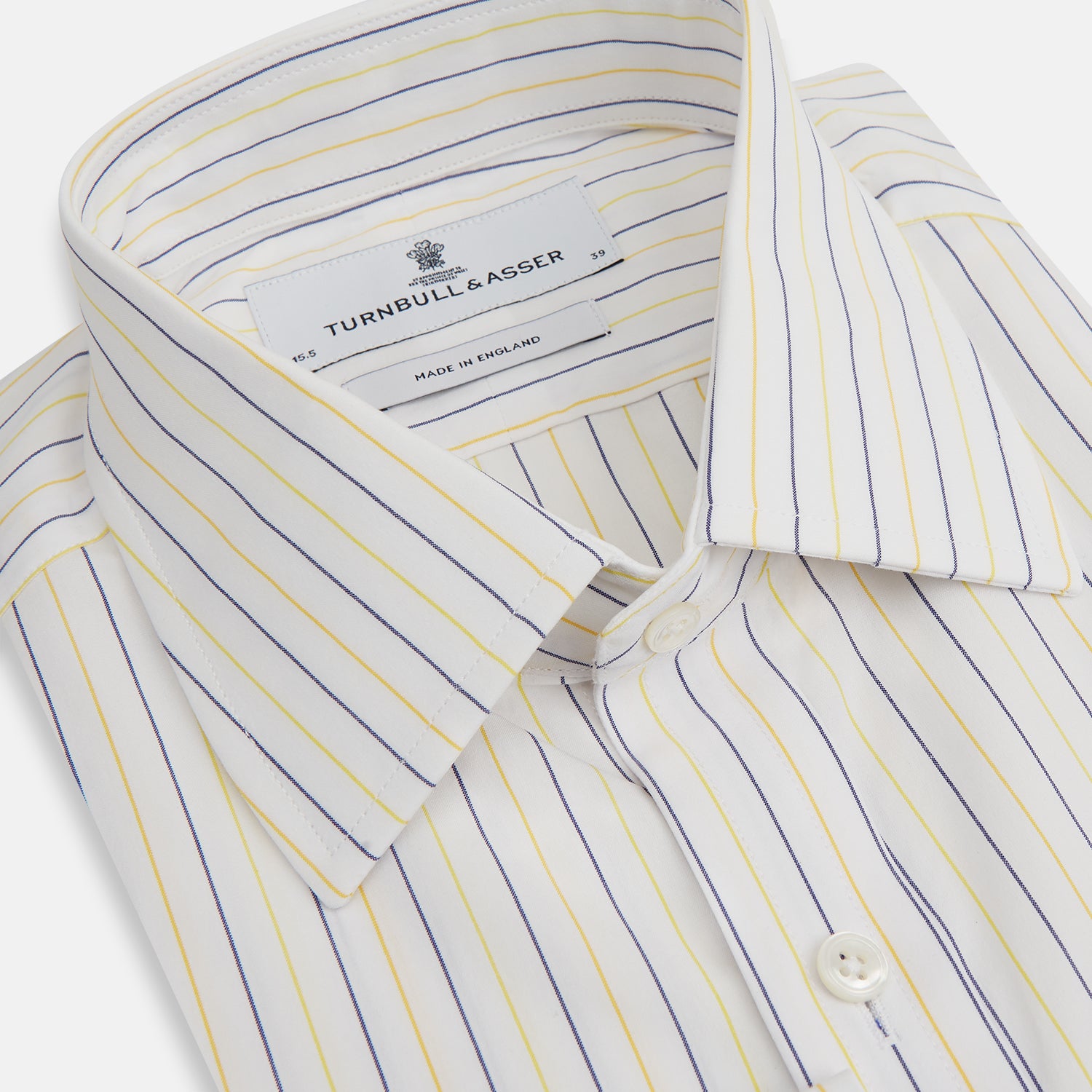 Image 2 of product Yellow Double Pinstripe Mayfair Shirt