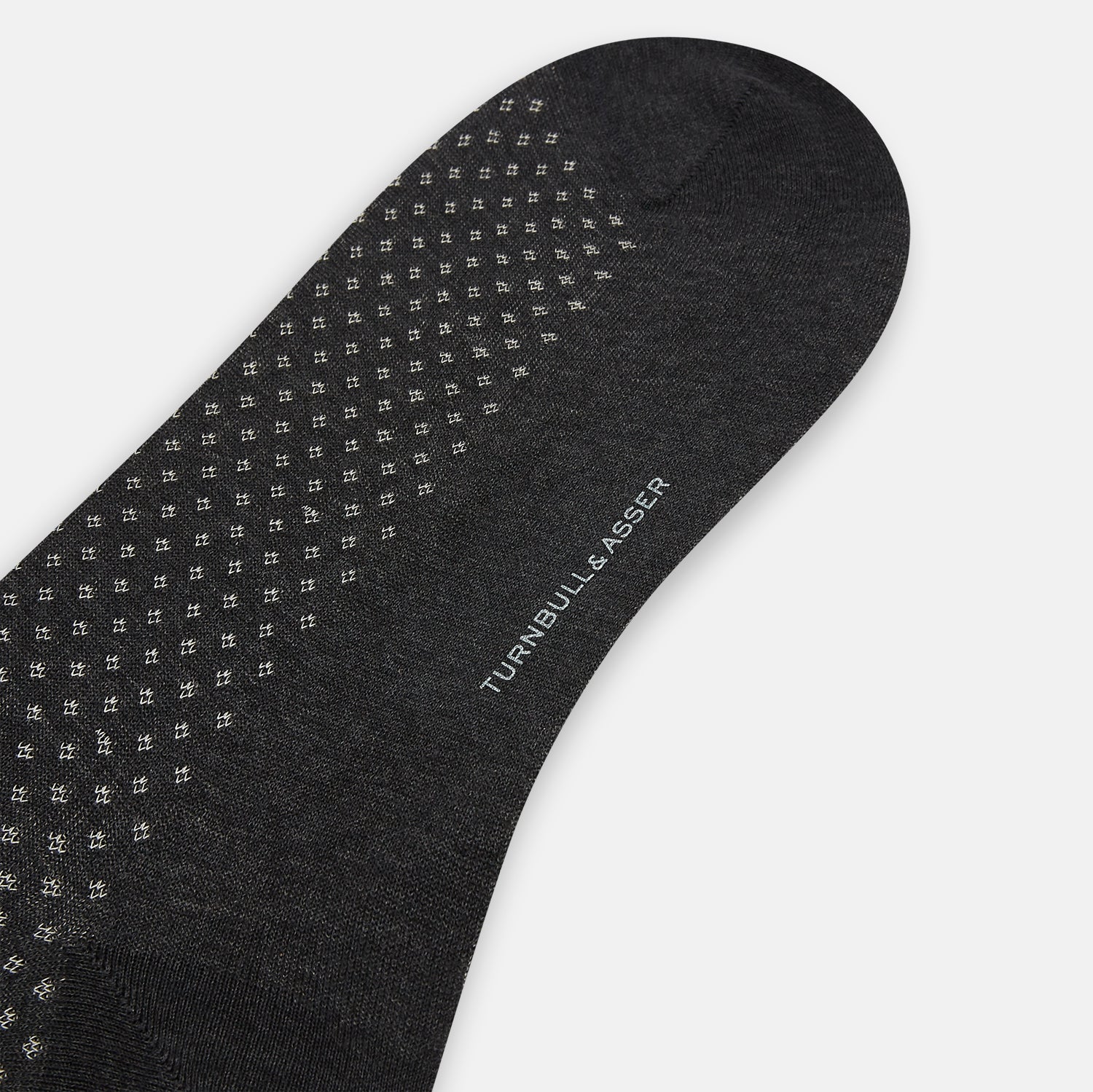 Image 3 of product Grey Motif Mid-Length Socks