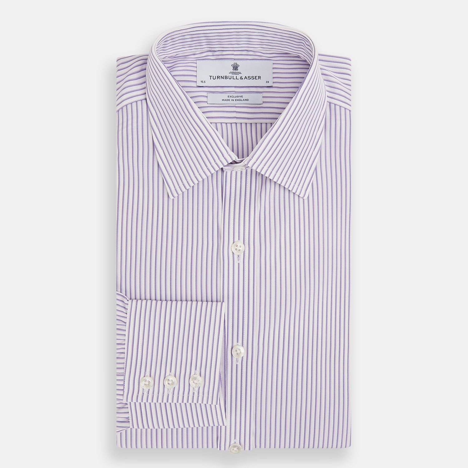 Image 5 of product Purple Shadow Stripe Mayfair Shirt