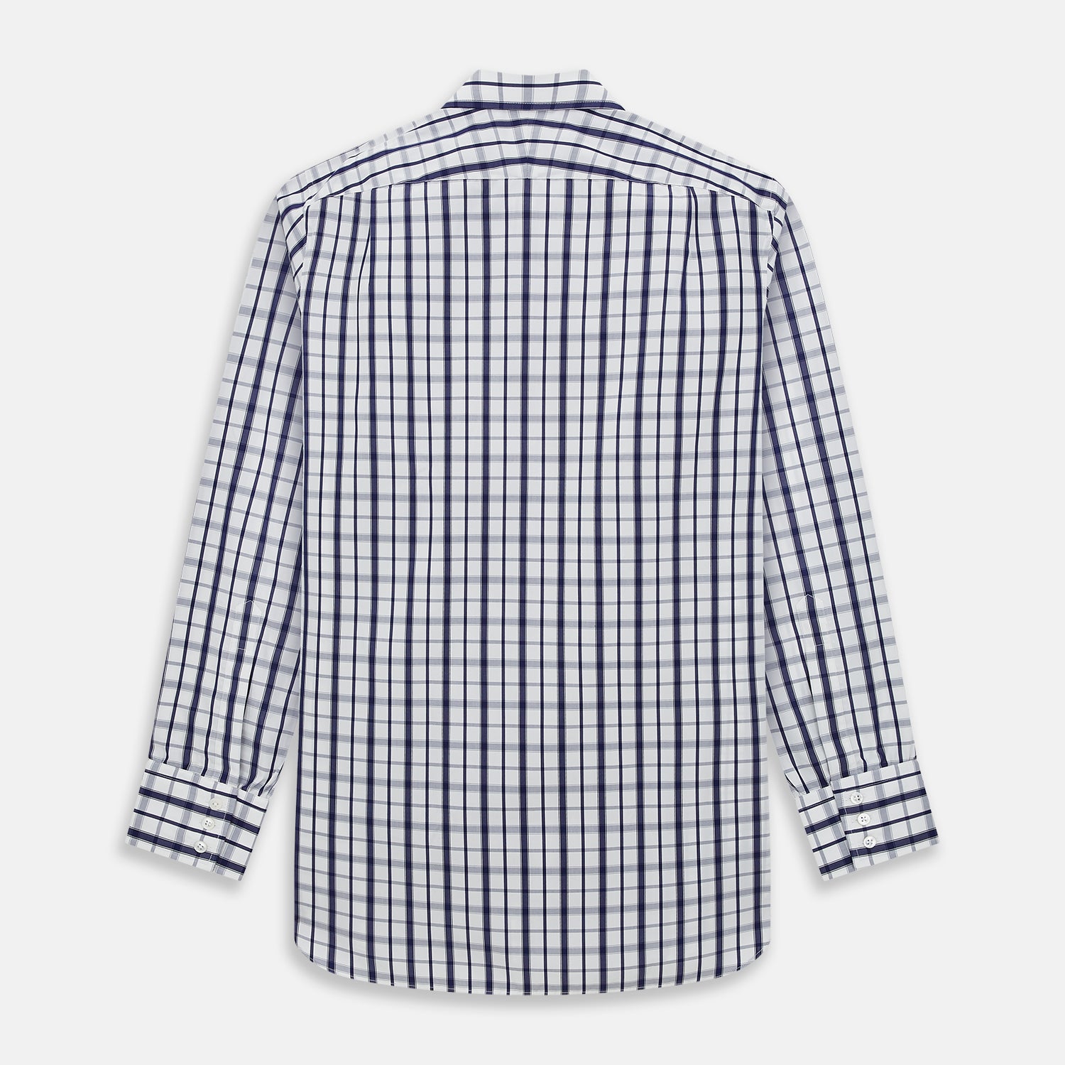 Image 3 of product Navy Plaid Check Mayfair Shirt