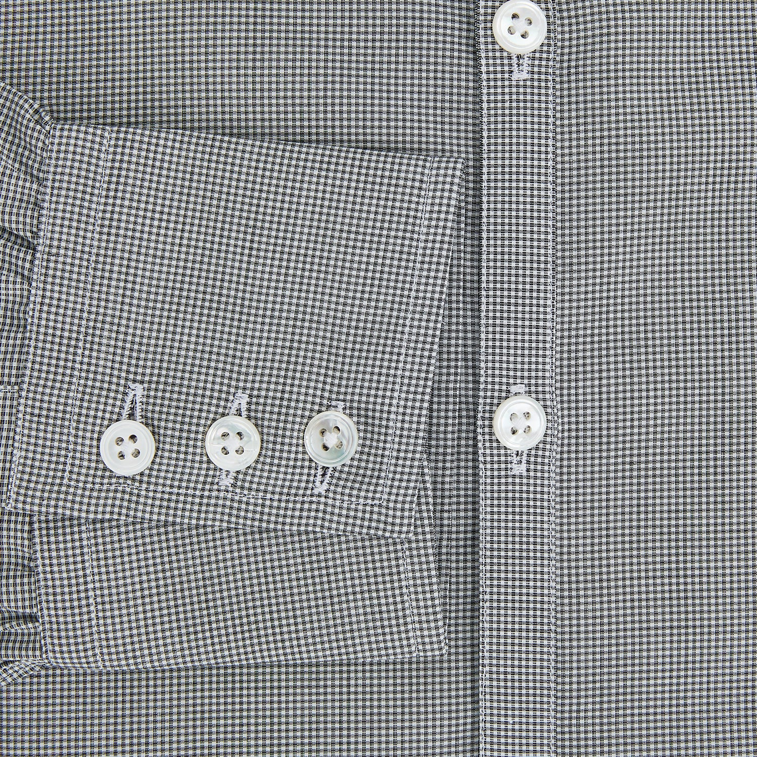 Image 4 of product Grey and White Micro Check Westminster Shirt