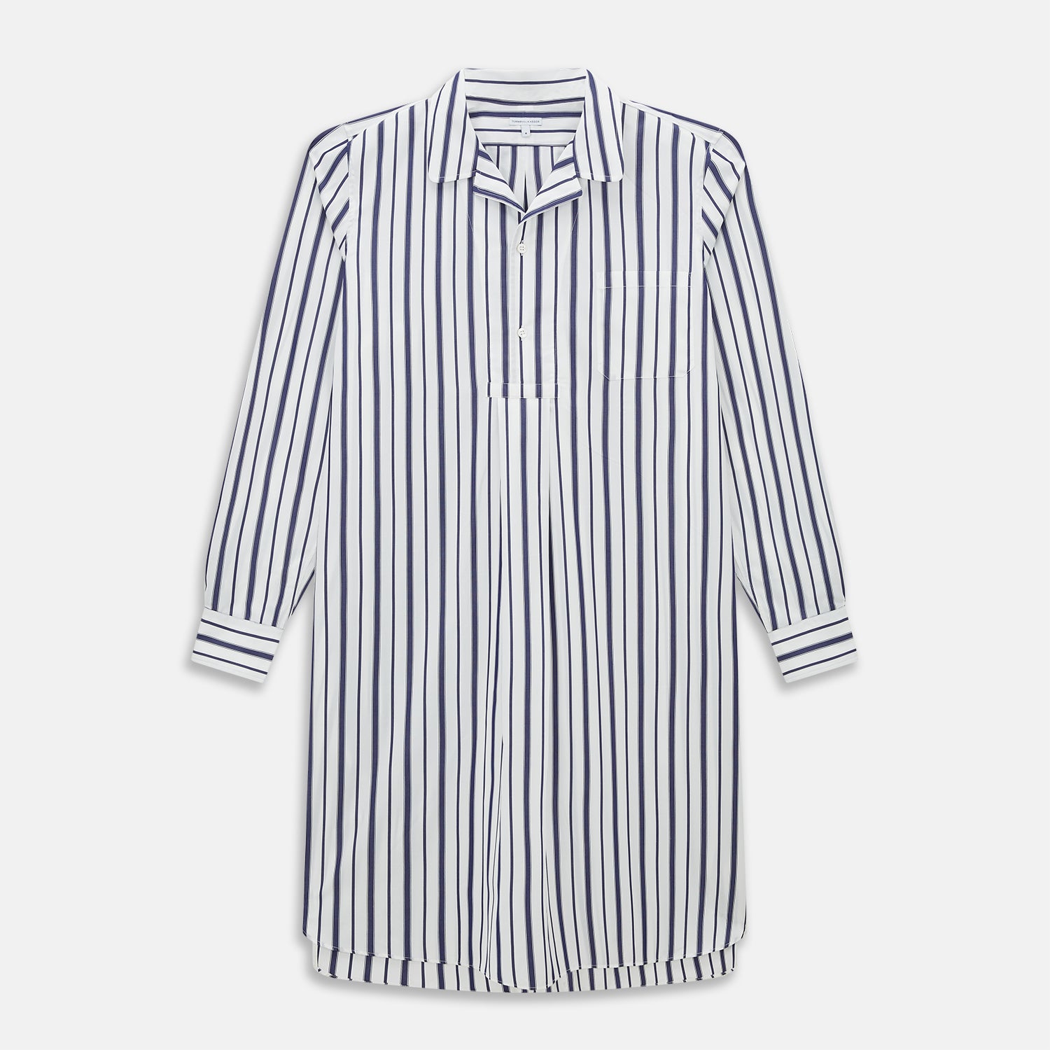 Image 1 of product Navy Double Stripe Quarzo Nightshirt