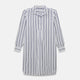 Navy Double Stripe Quarzo Nightshirt