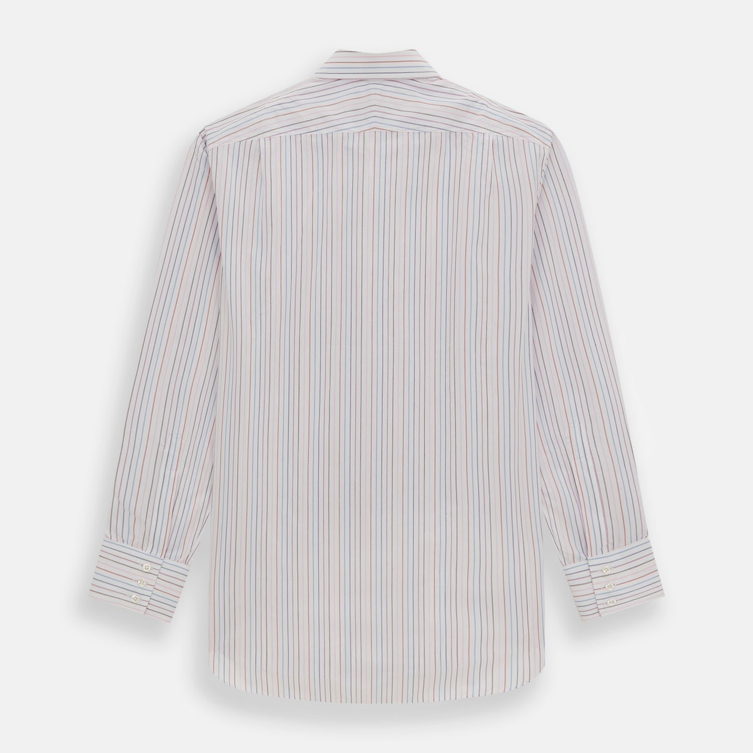 Image 3 of product Pink and Blue Multi Double Pinstripe Mayfair Shirt