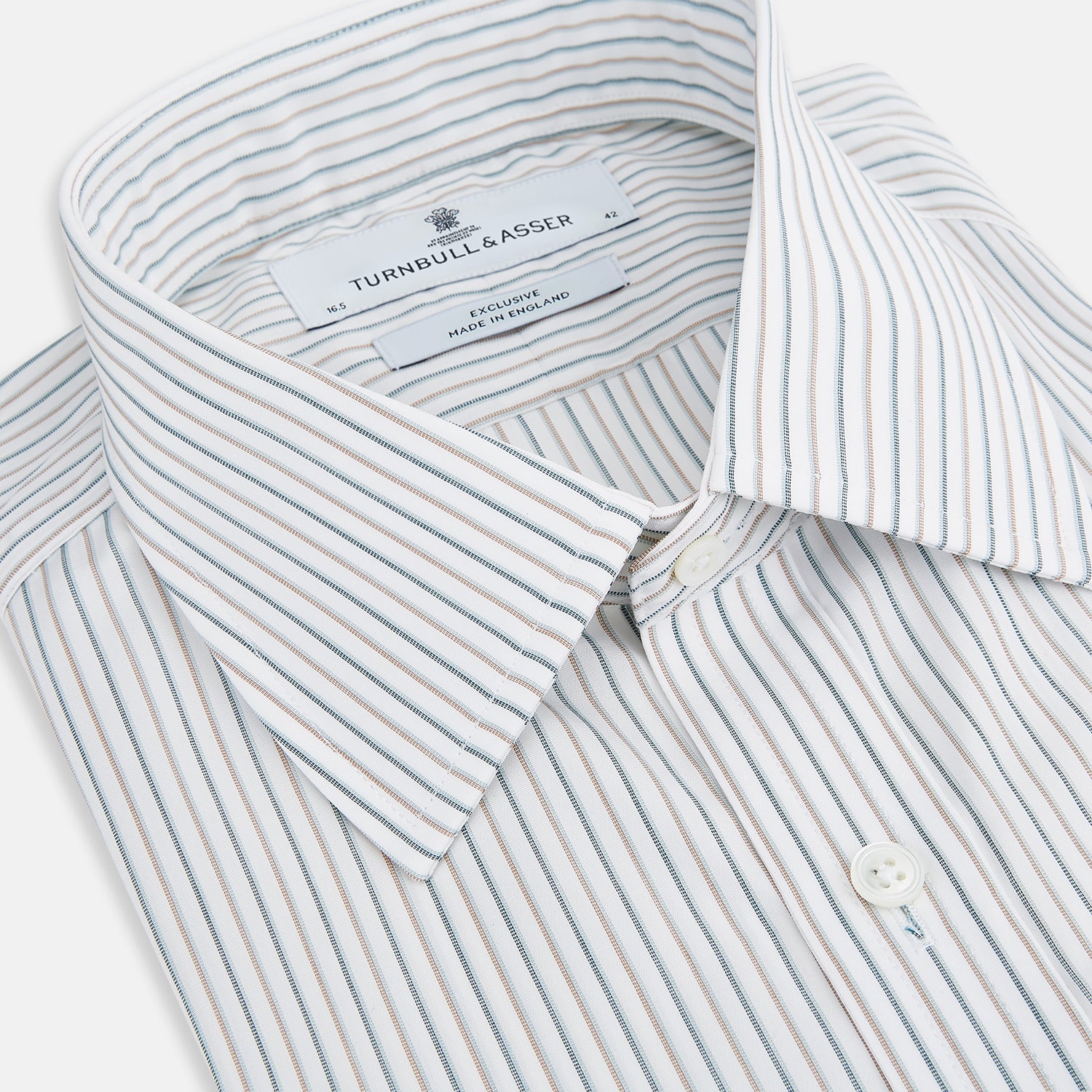 Image 2 of product Teal Double Stripe Mayfair Shirt