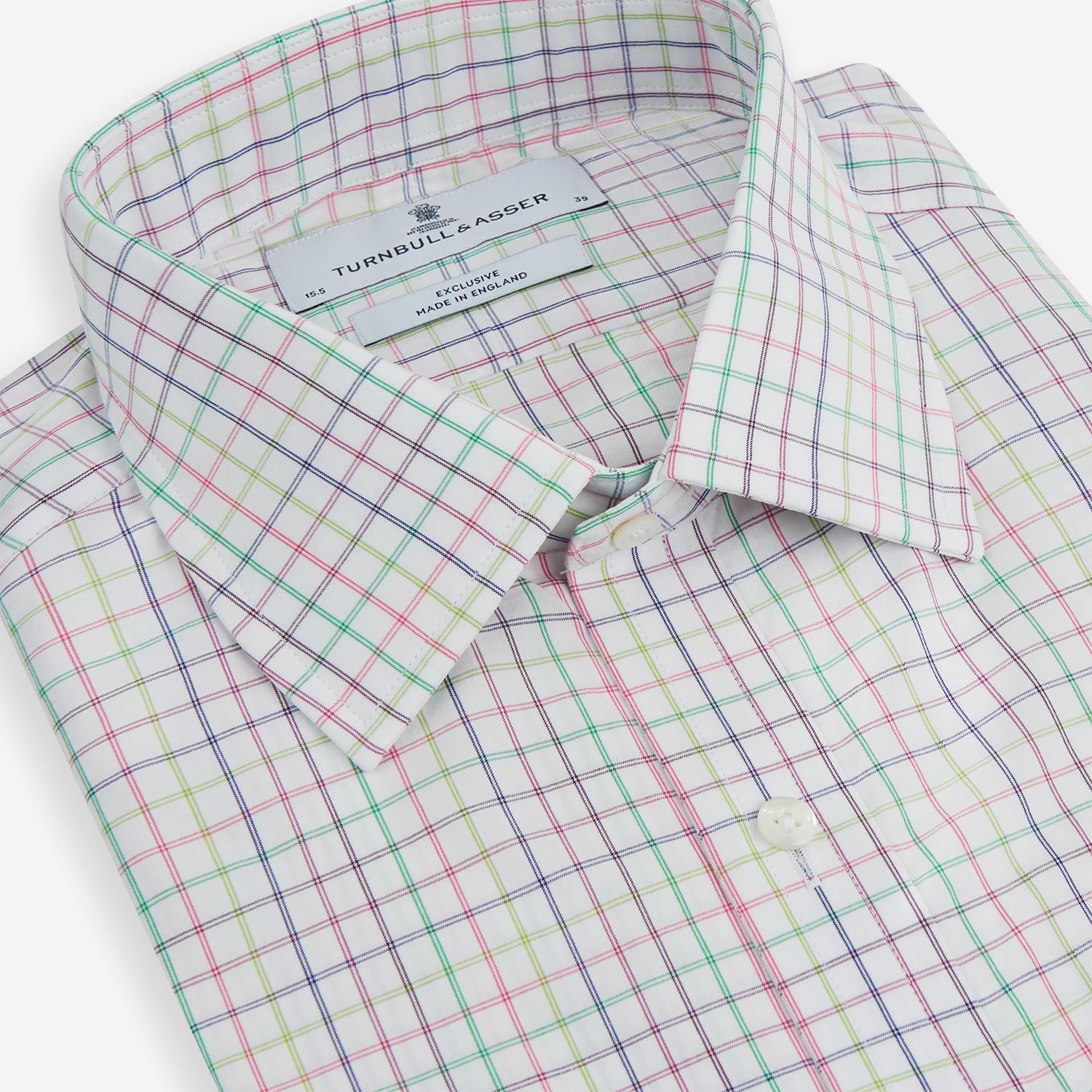 Image 2 of product Multicoloured Double Grid Check Mayfair Shirt