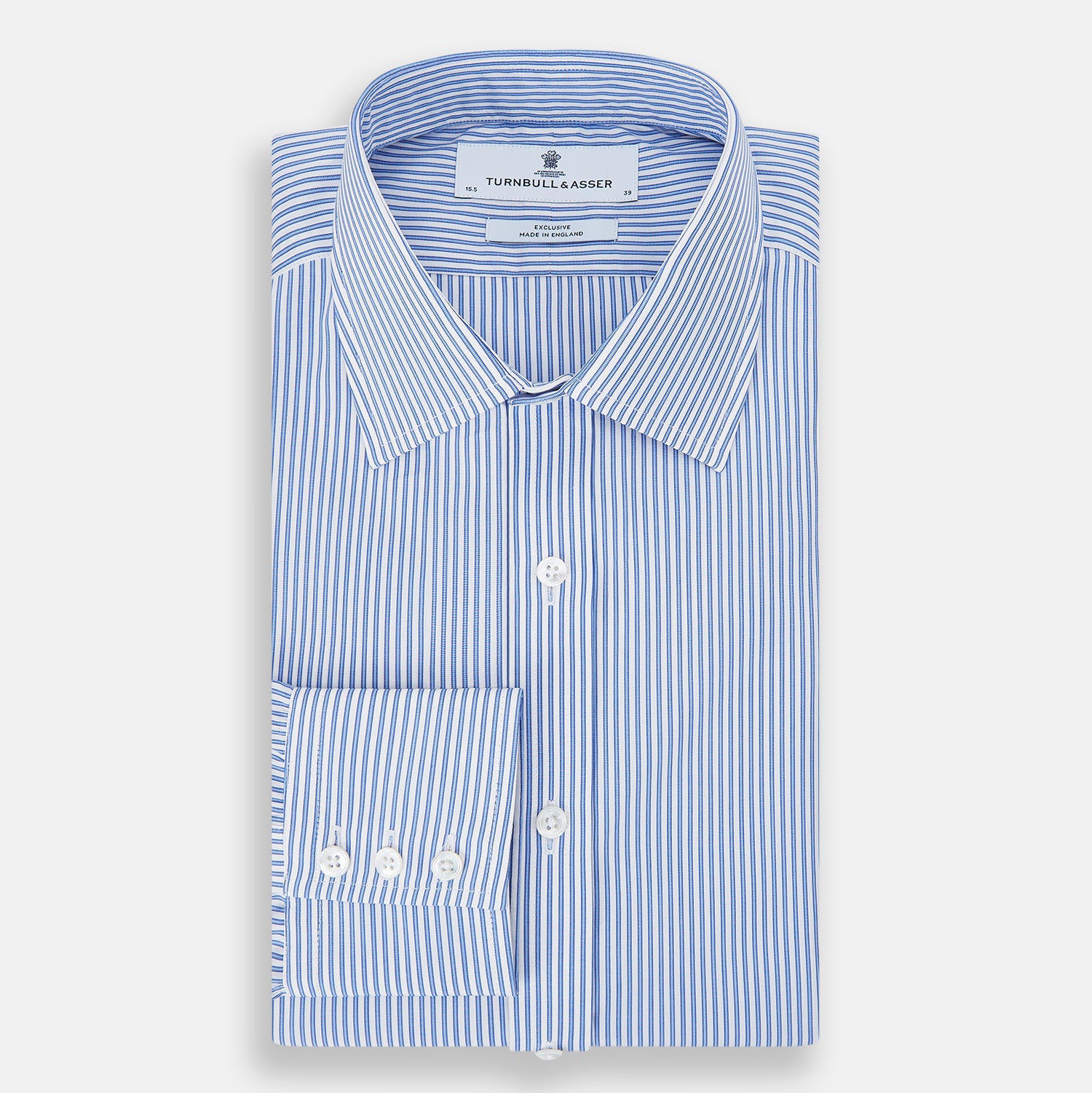 Image 5 of product Sky Blue Halo Stripe Mayfair Shirt