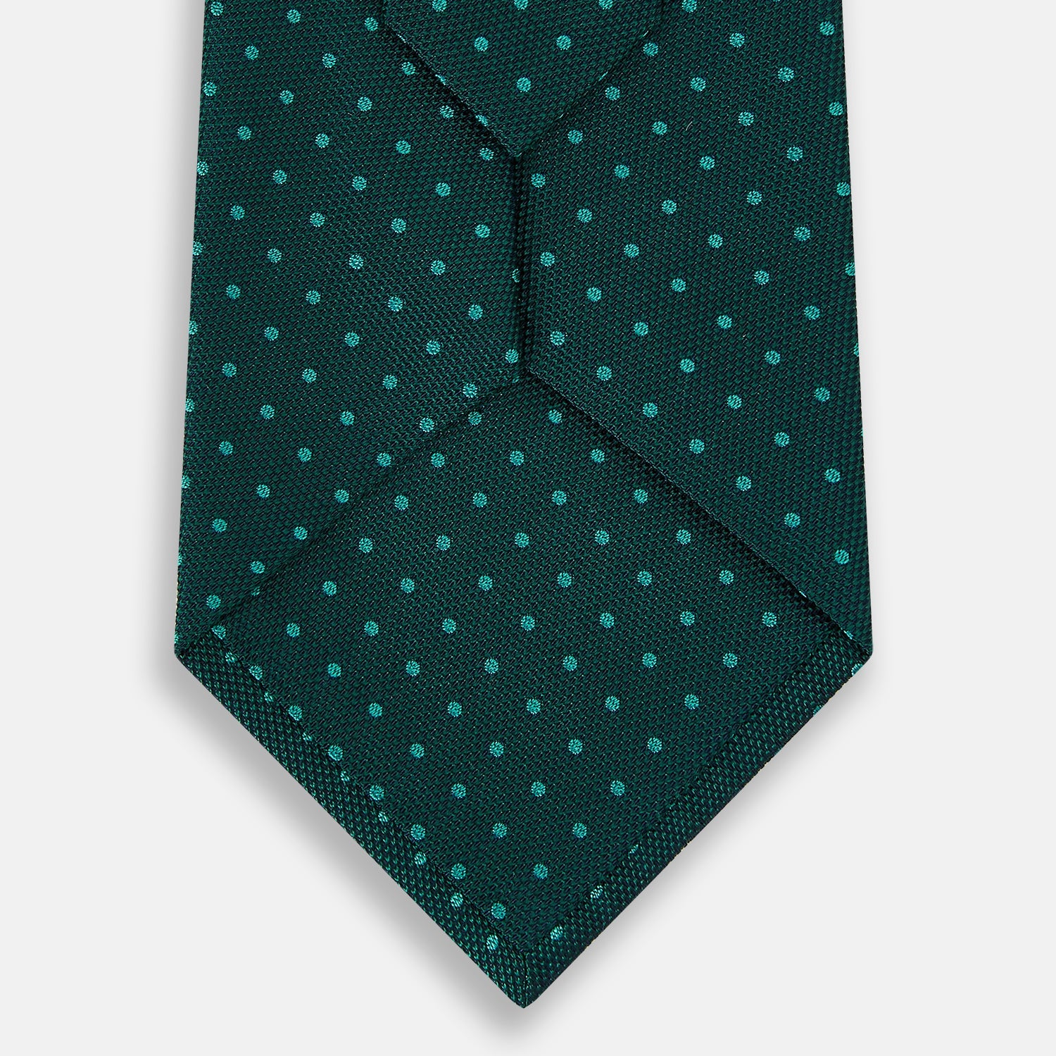 Image 3 of product Blue and Forest Green Micro Dot Silk Tie