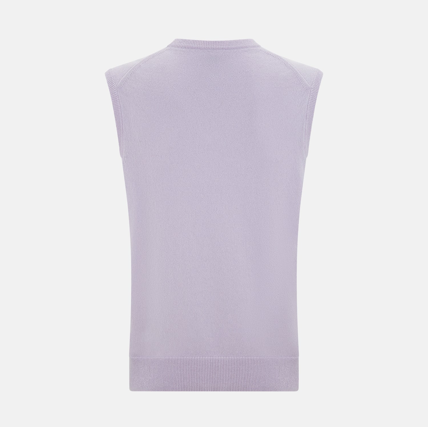 Image 3 of product Lilac Cashmere V-Neck Vest