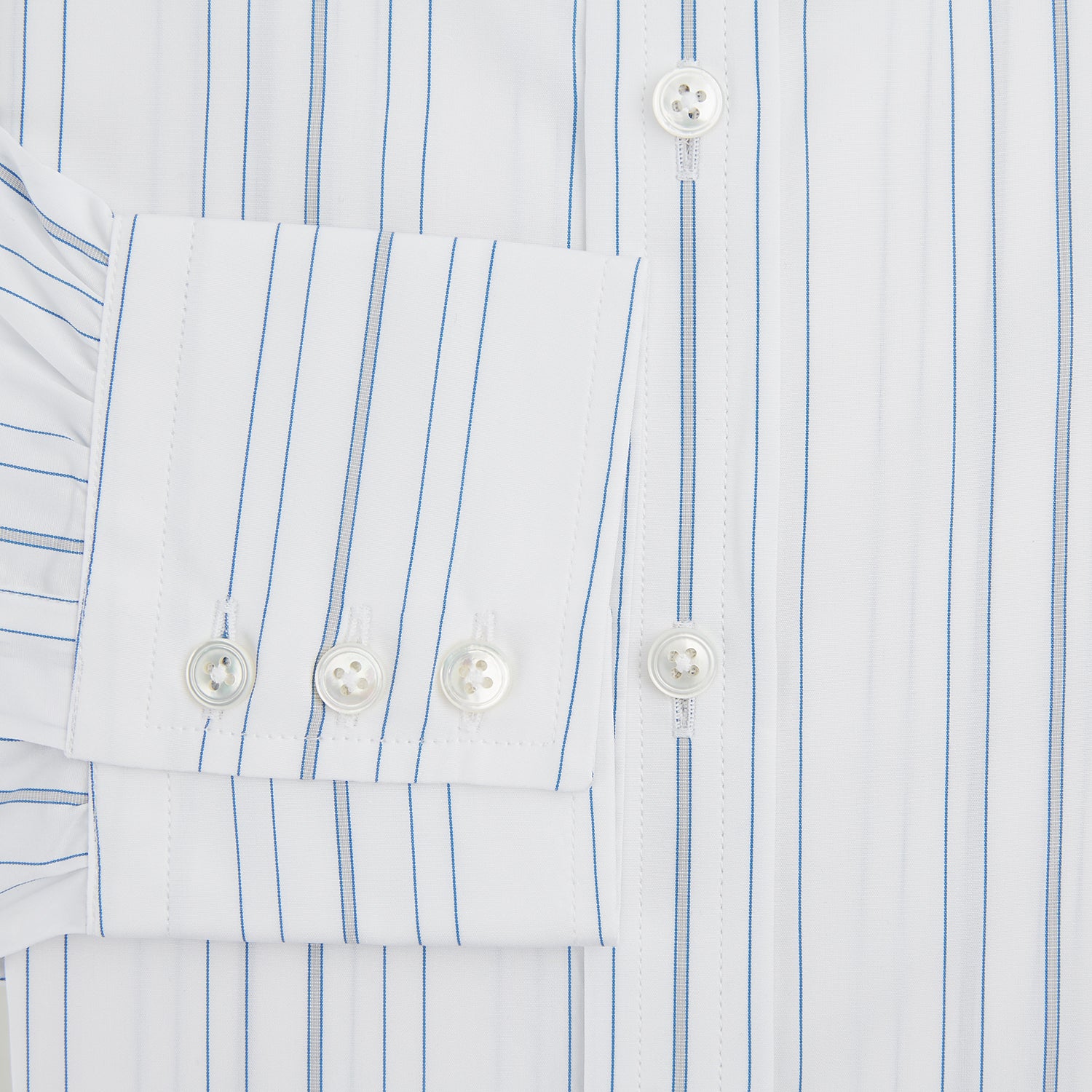 Image 4 of product Pale Blue Multi Stripe Mayfair Shirt