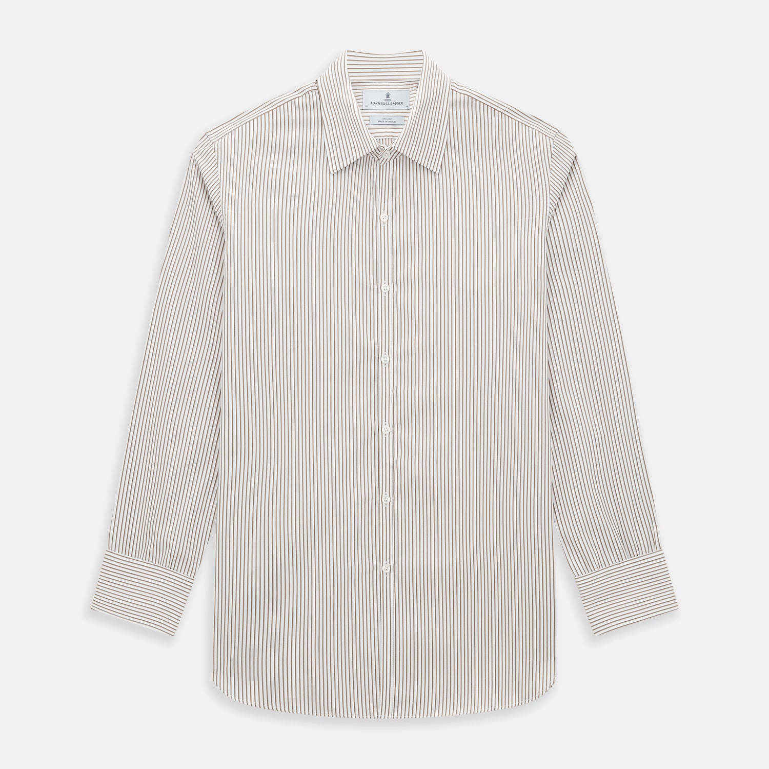 Image 1 of product Coffee Multi Stripe Westminster Shirt