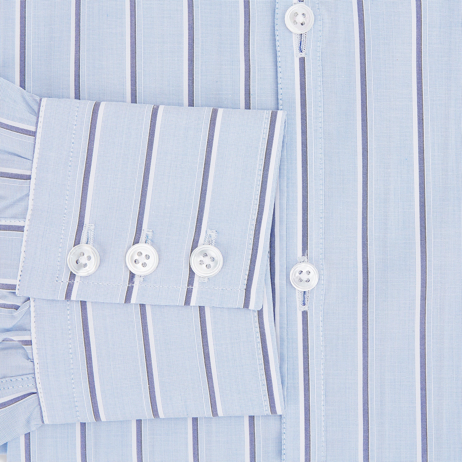 Image 4 of product Blue and Navy Multi-Stripe Westminster Shirt