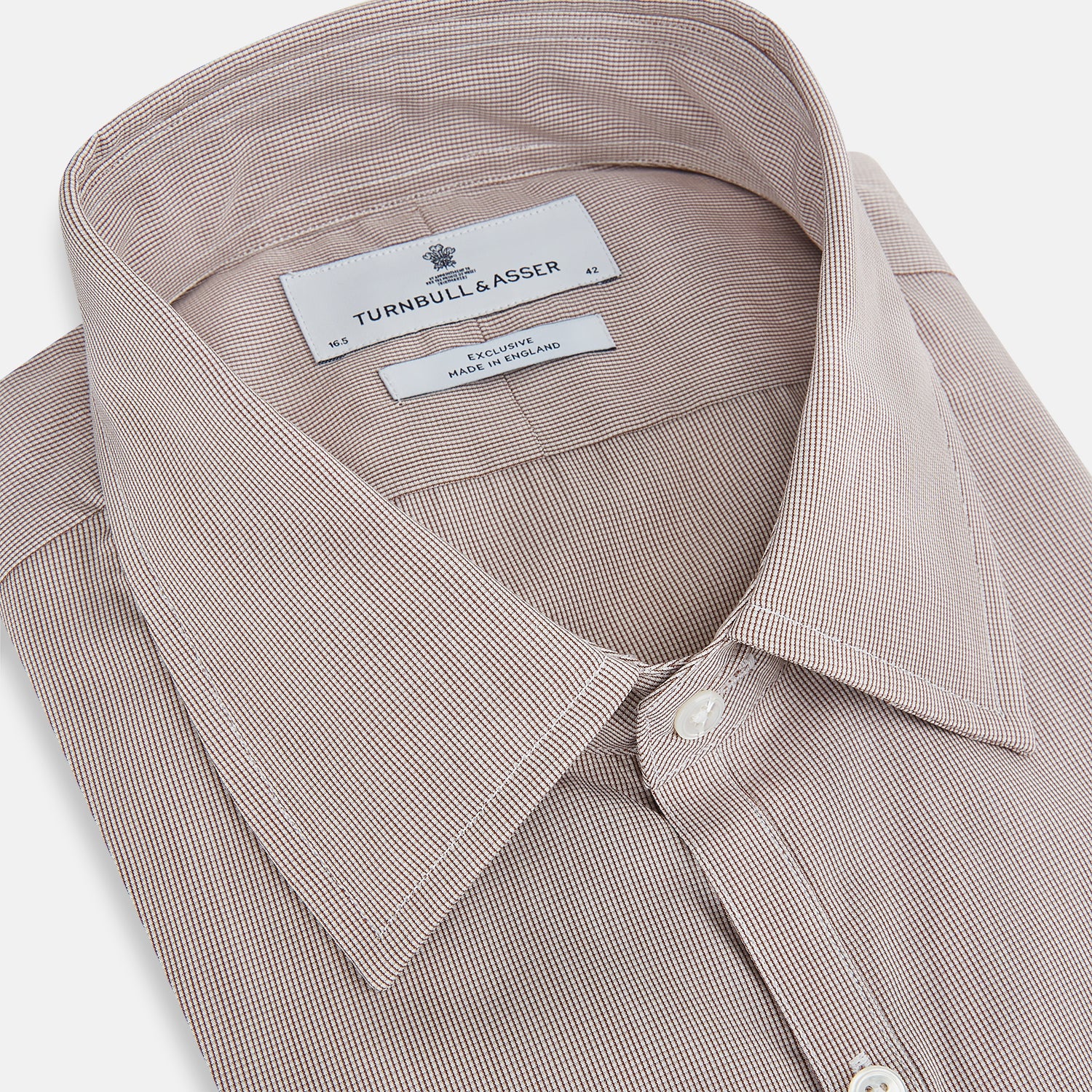 Image 2 of product BROWN MICRO GRAPH CHECK WESTMINSTER SHIRT