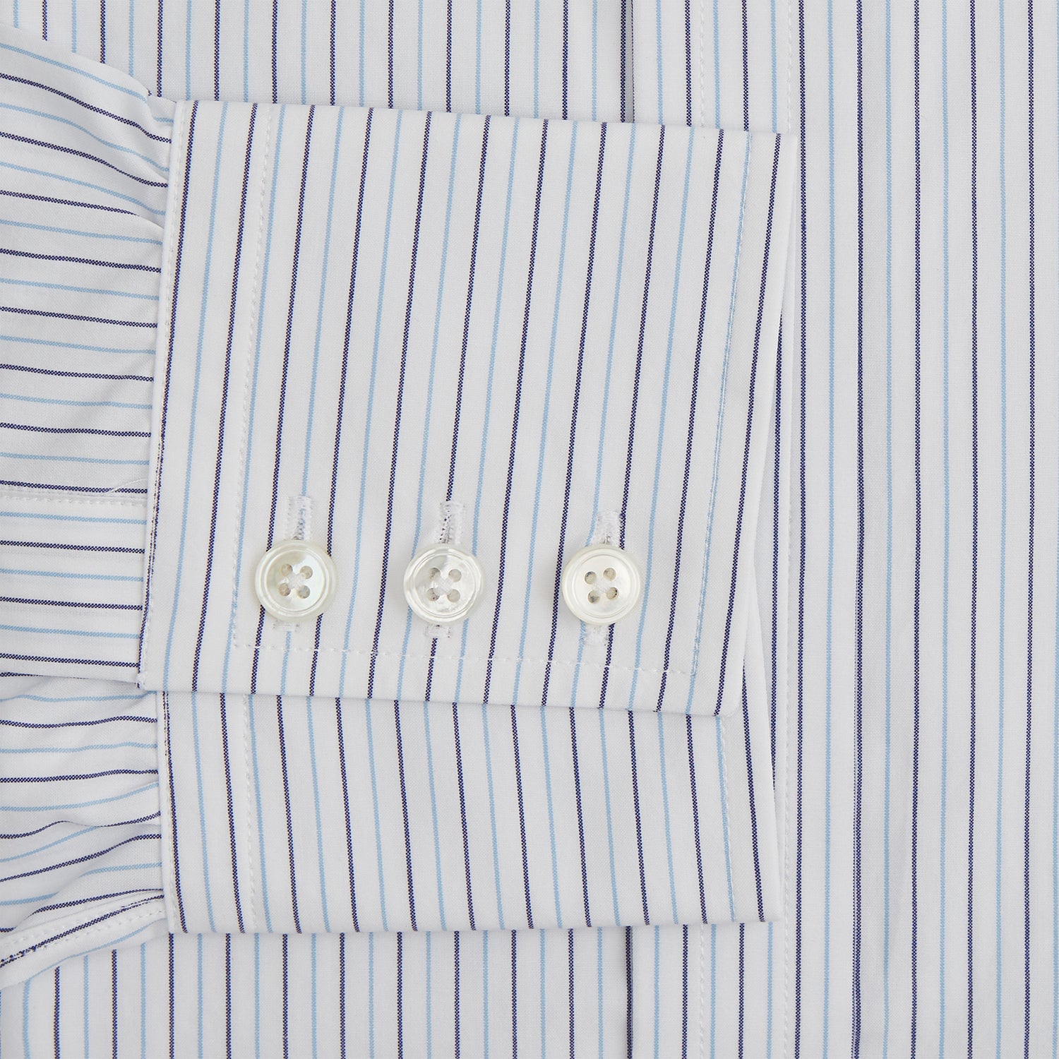 Image 3 of product Blue Double Pinstripe Mayfair Shirt