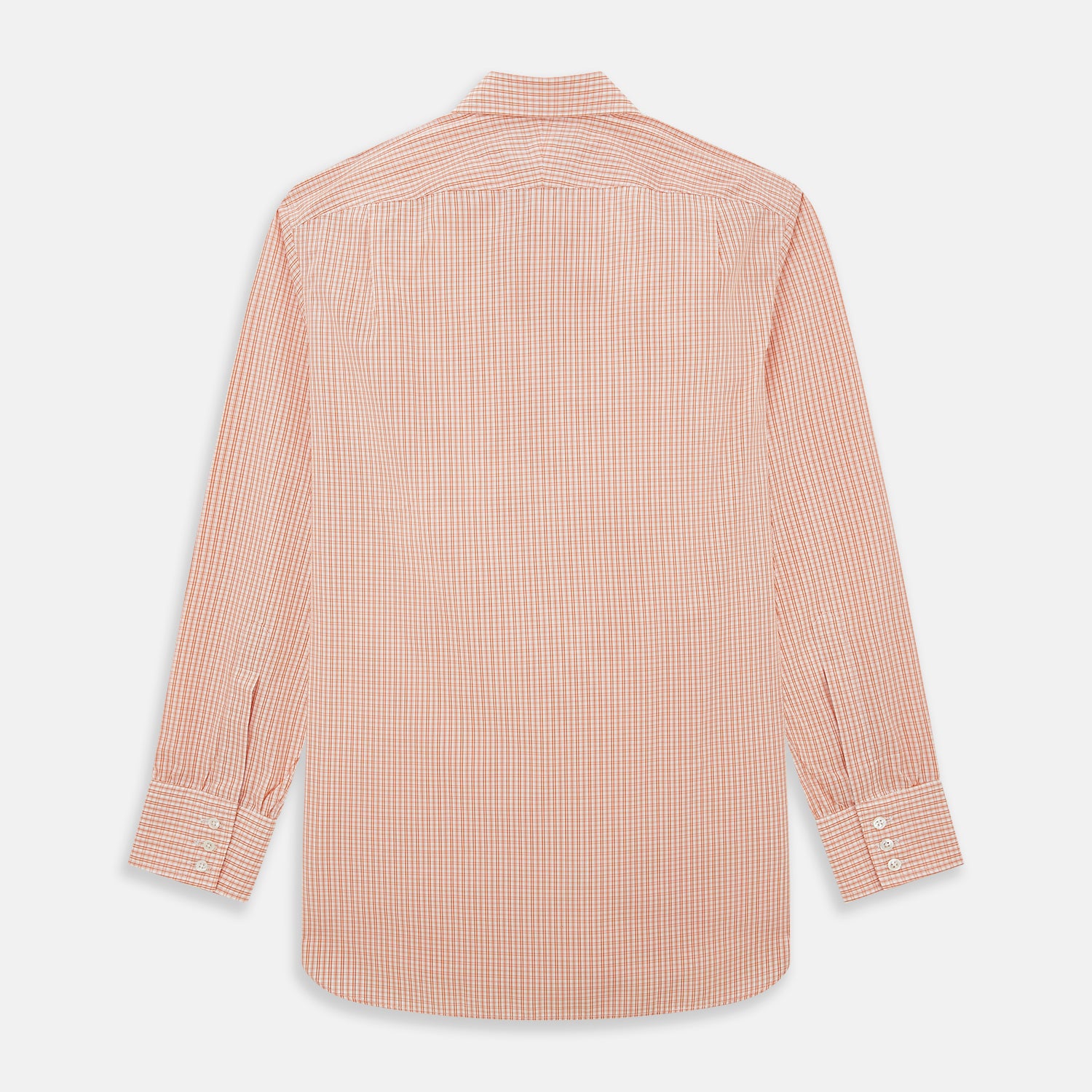 Image 3 of product Orange Micro Check Mayfair Shirt