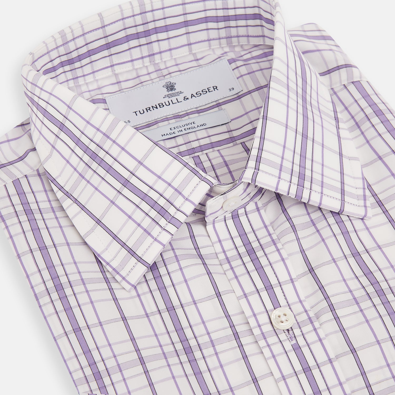 Image 2 of product Purple Plaid Check Mayfair Shirt