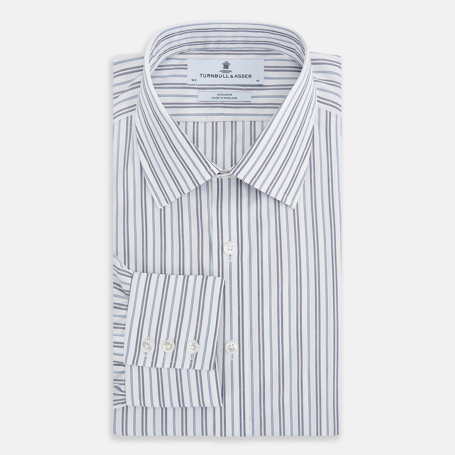 Image 5 of product Navy Multi Stripe Mayfair Shirt
