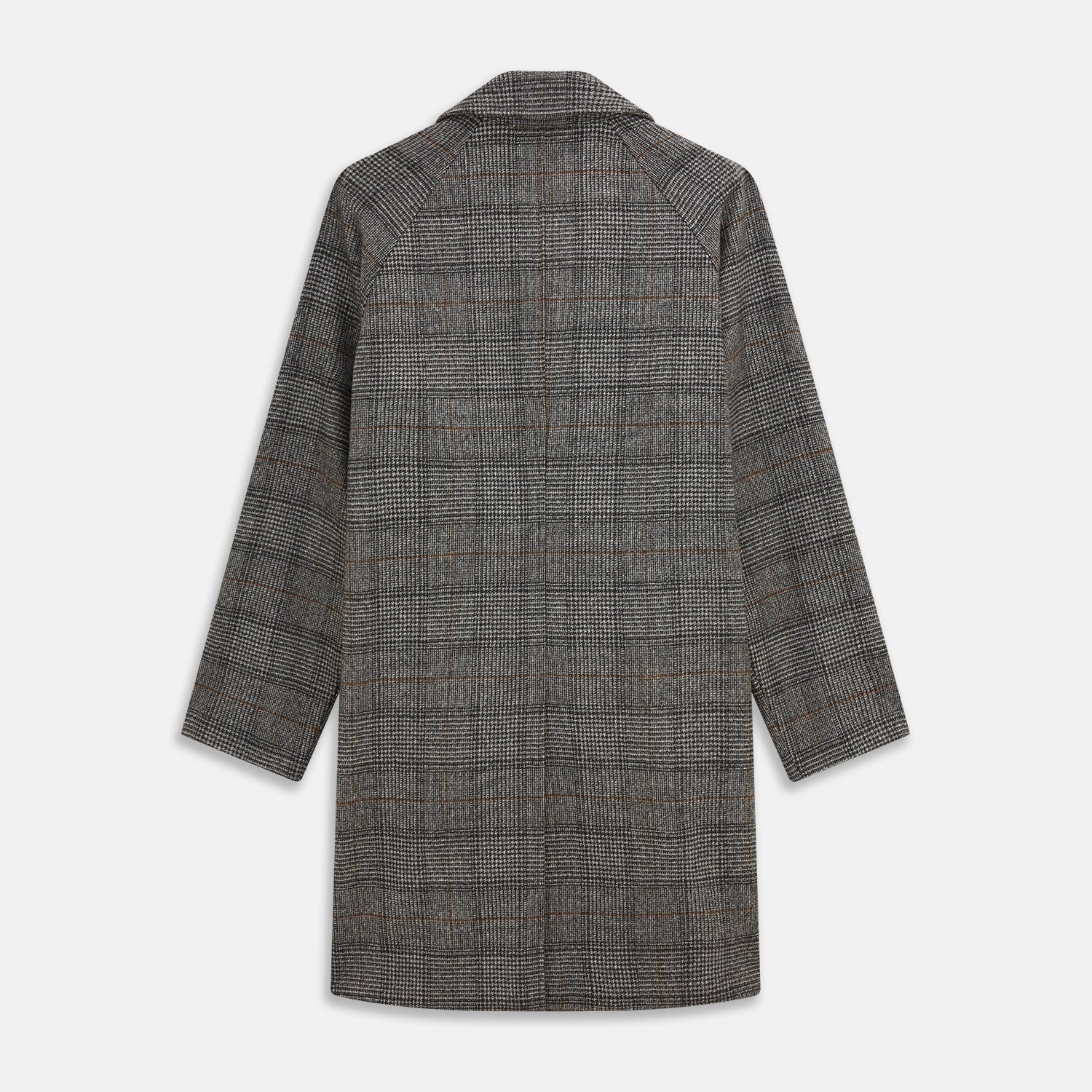 Image 3 of product Grey Multi Check Wool Bernard Car Coat