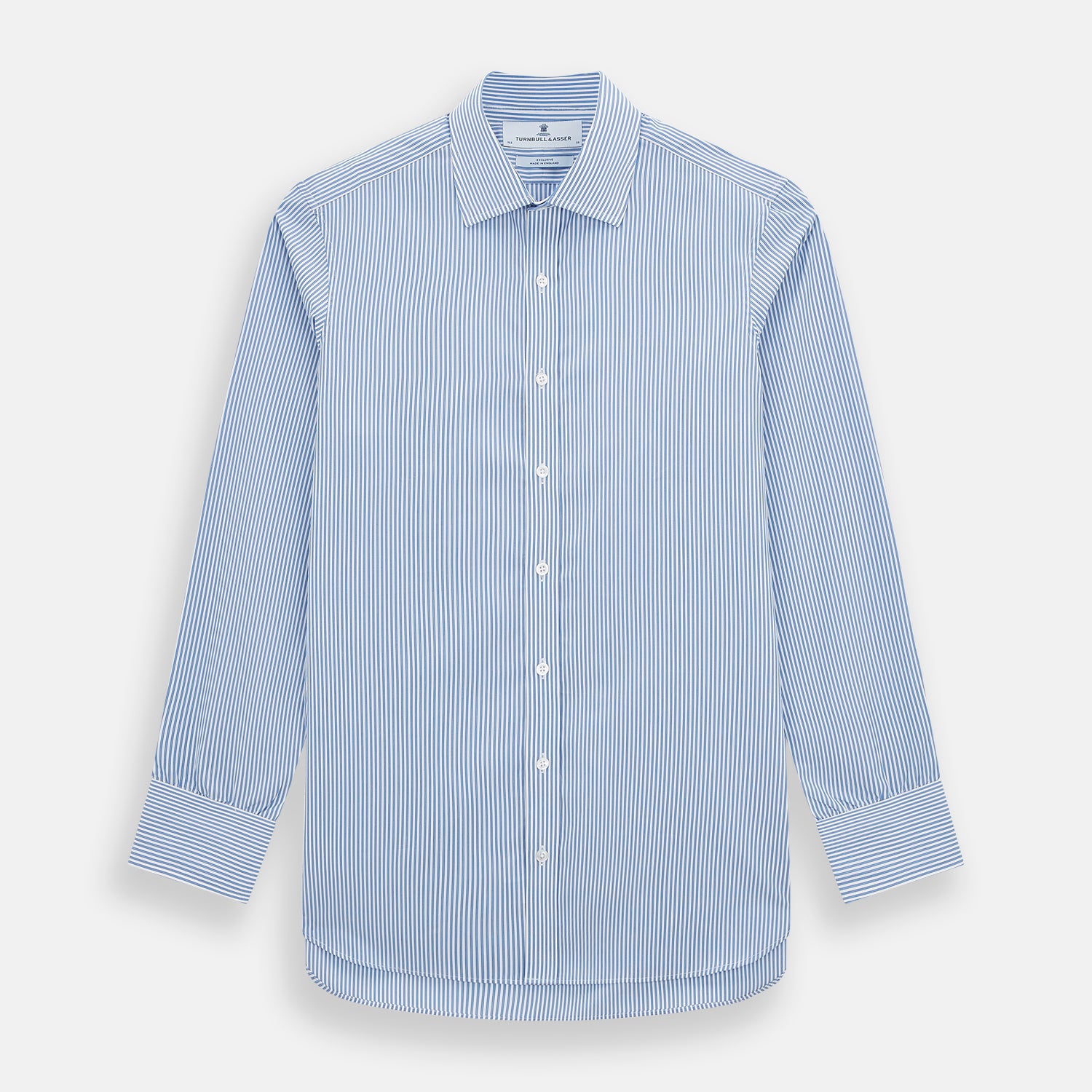 Image 1 of product Sky Blue Halo Stripe Mayfair Shirt