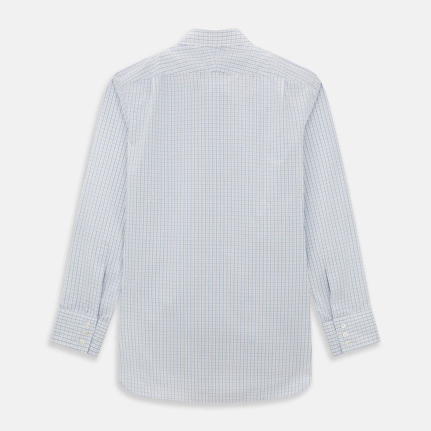 Image 3 of product Sky Blue Combination Graph Check Mayfair Shirt