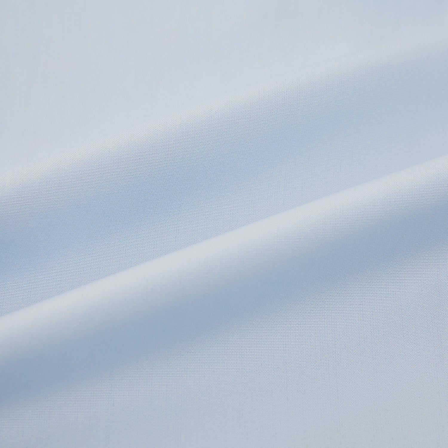 Image 6 of product The Turnbull & Asser Pale Blue Cotton Regular Fit Mayfair Shirt features a classic collar, white buttons, and buttoned cuffs. This long-sleeve dress shirt displays the timeless Mayfair silhouette for a refined look.