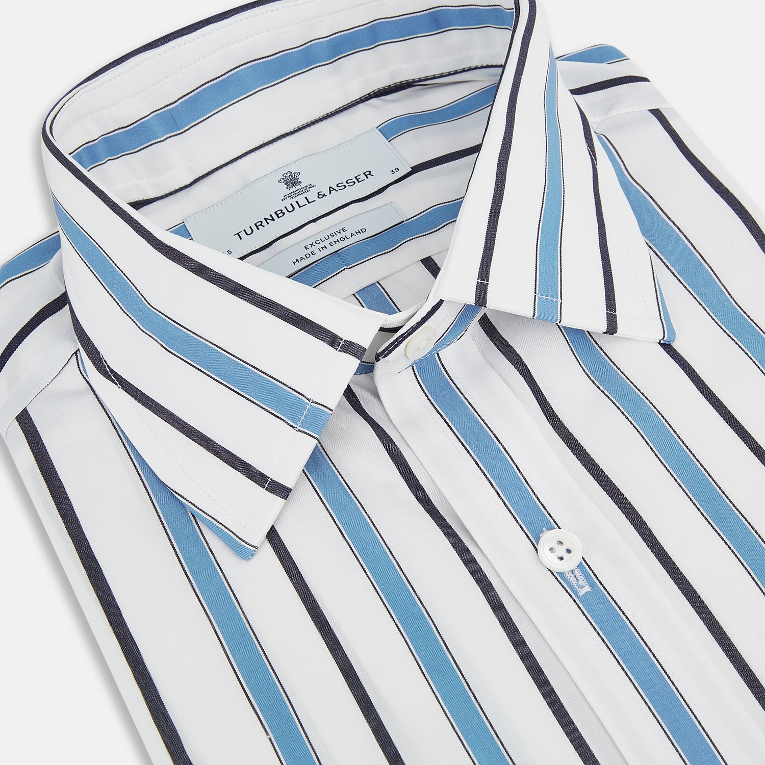 Image 2 of product Sky Blue Multi Candy Stripe Mayfair Shirt
