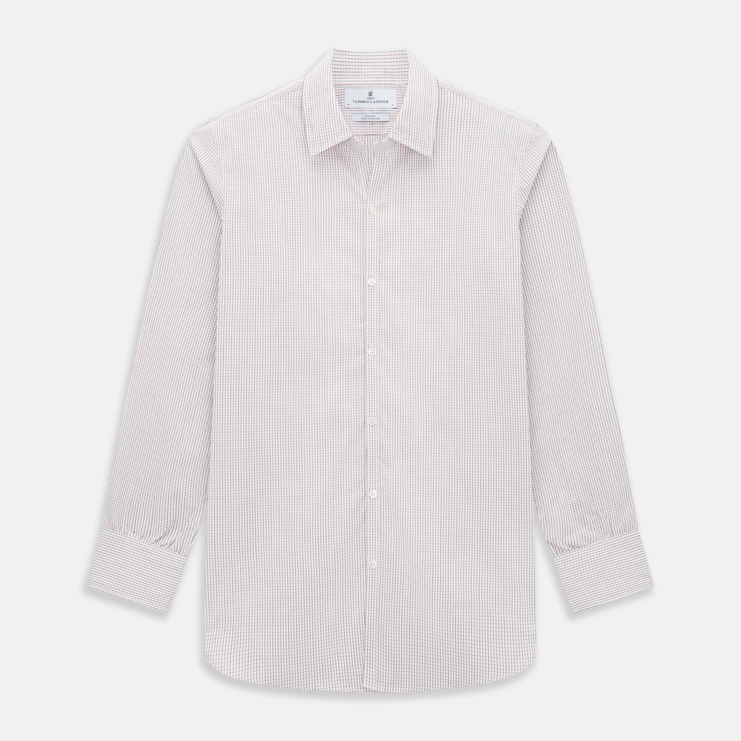 Image 1 of product Red and navy Check Windsor Shirt