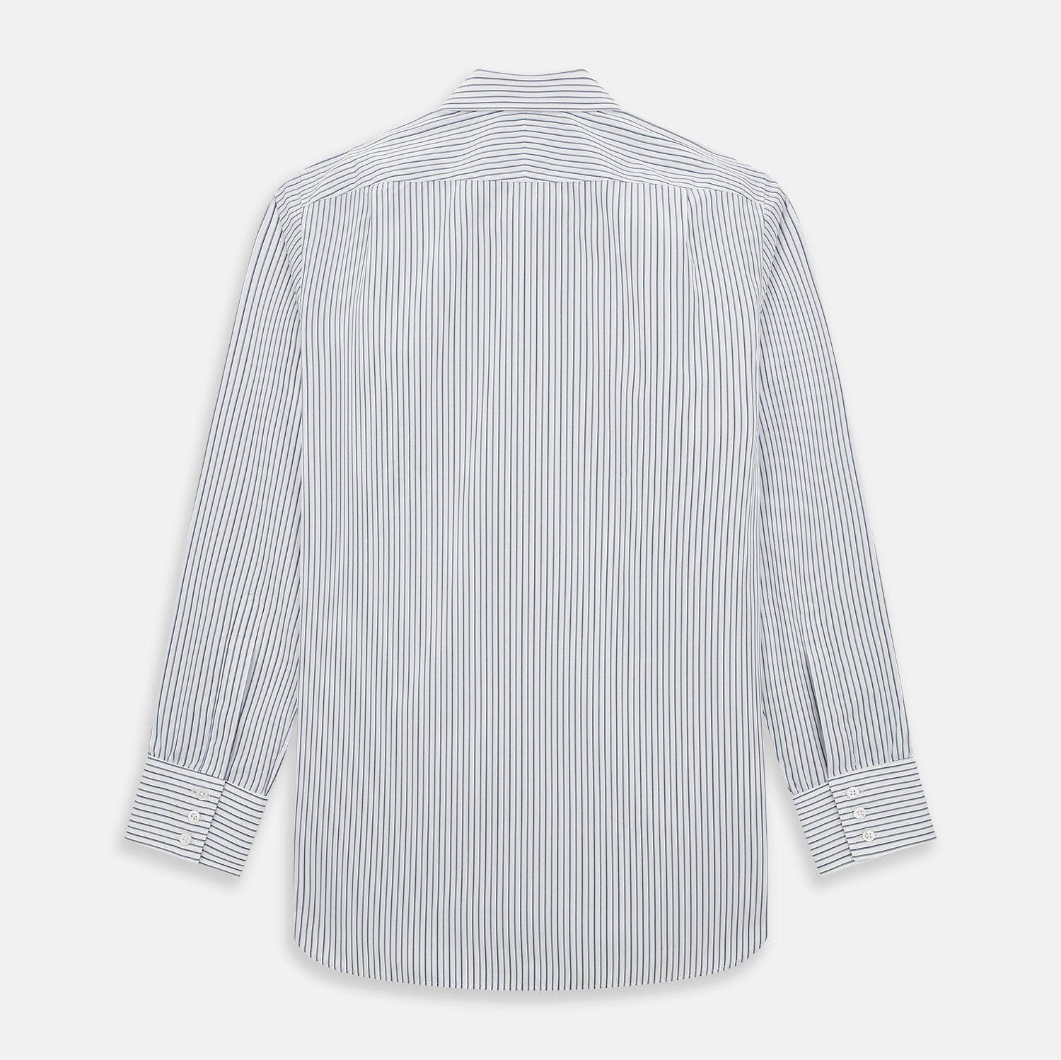 Image 3 of product Brown and Blue Shadow Stripe Mayfair Shirt