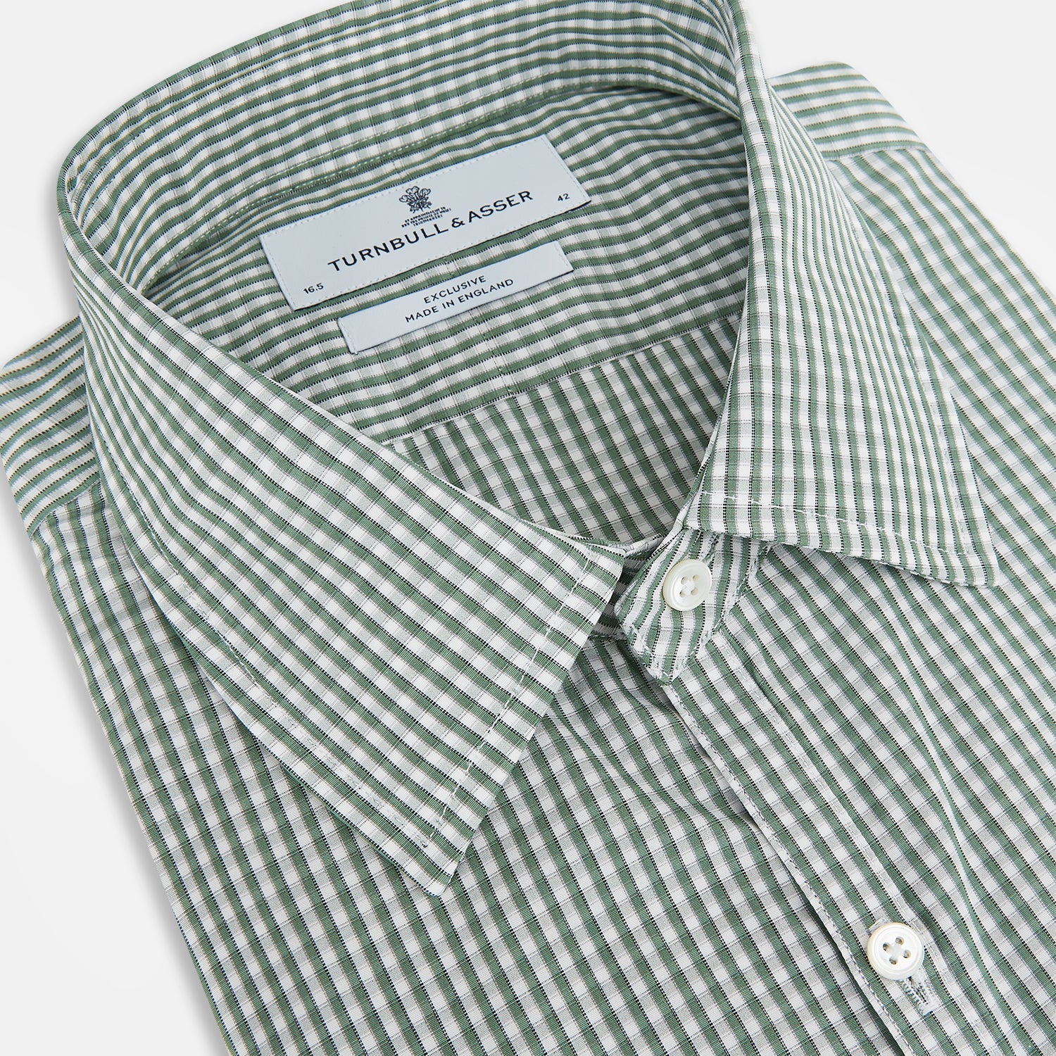 Image 2 of product MELON GREEN MICRO SHADOW CHECK WESTMINSTER SHIRT