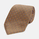 Tan and Blue Multi Dot Silk Tie