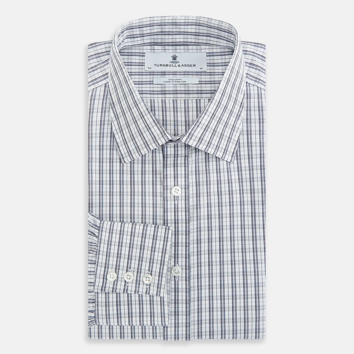 Image 5 of product Navy Multi Check Mayfair Shirt
