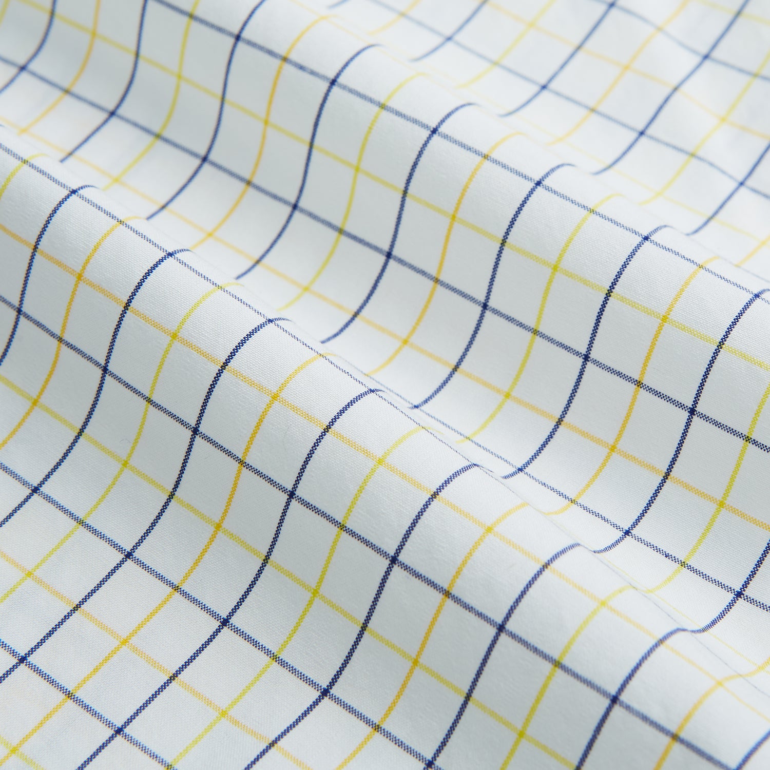 Image 6 of product Yellow Overlay Grid Check Mayfair Shirt