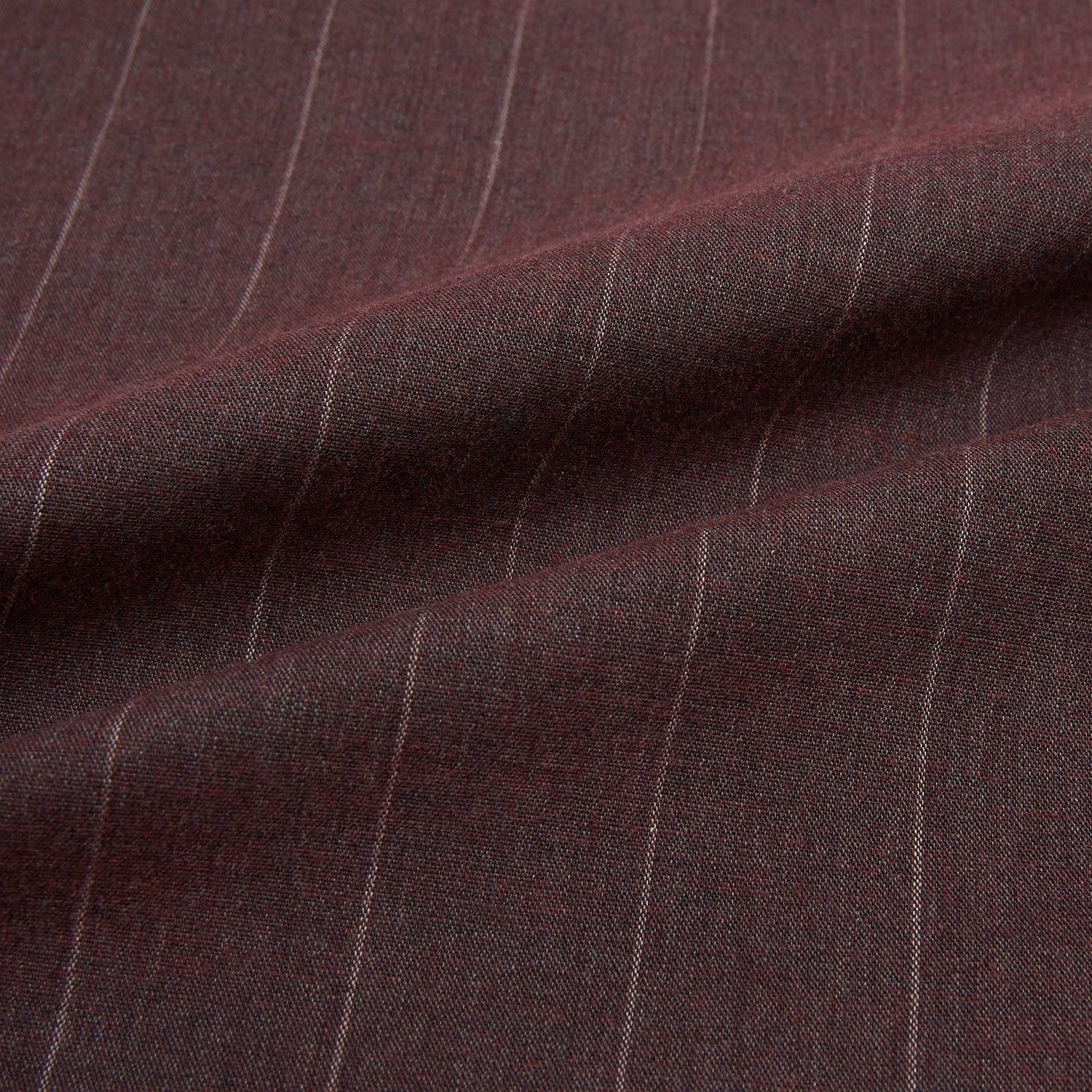 Image 8 of product The Indies Red Wide Stripe Westminster Shirt by Turnbull & Asser features wide red stripes, a classic collar, and a tailored fit, reflecting British craftsmanship. Displayed against a white background.