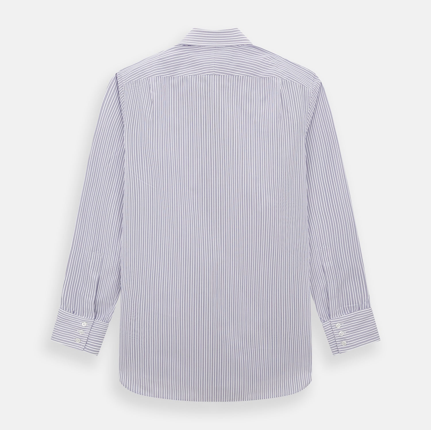 Image 3 of product Purple Ticking Stripe Mayfair Shirt