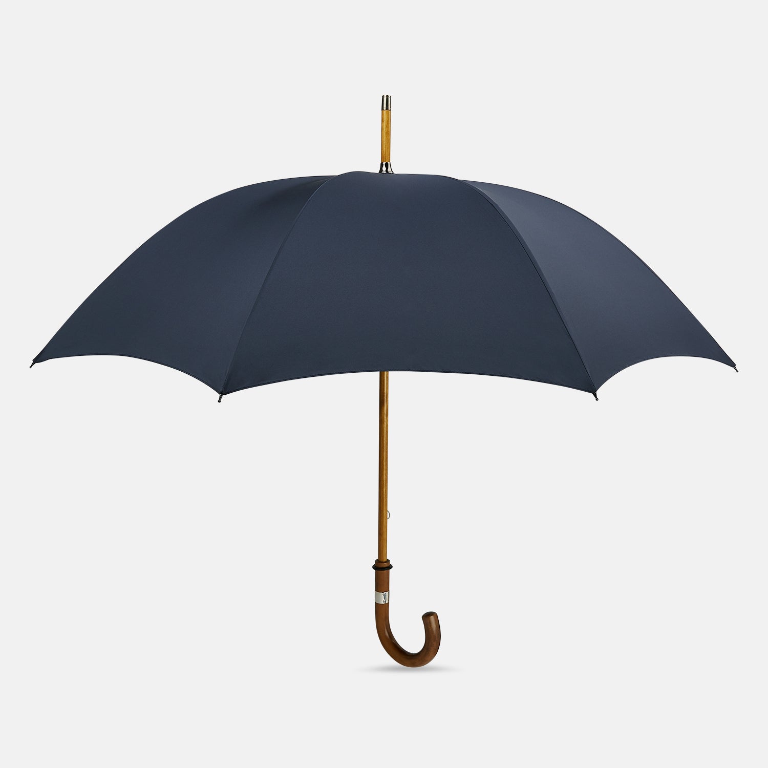 Image 1 of product Navy Traveller Umbrella with Malacca Crook Handle