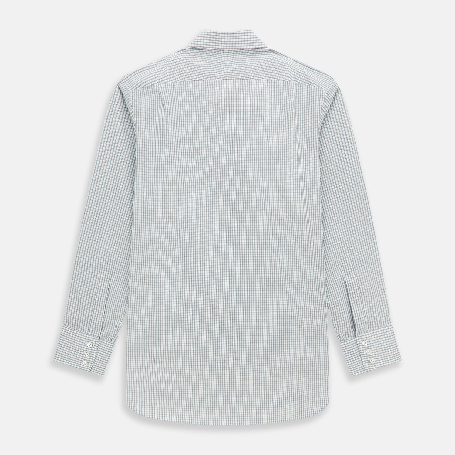 Image 3 of product Forest Green with Multi-Hued Graph Check Mayfair Shirt