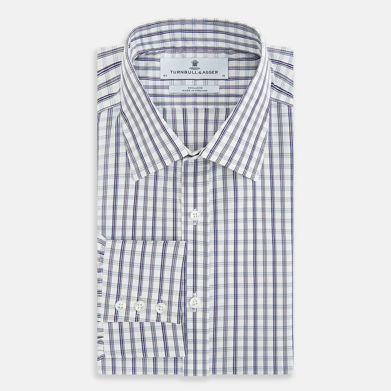 Image 5 of product Purple Multi Check Mayfair Shirt