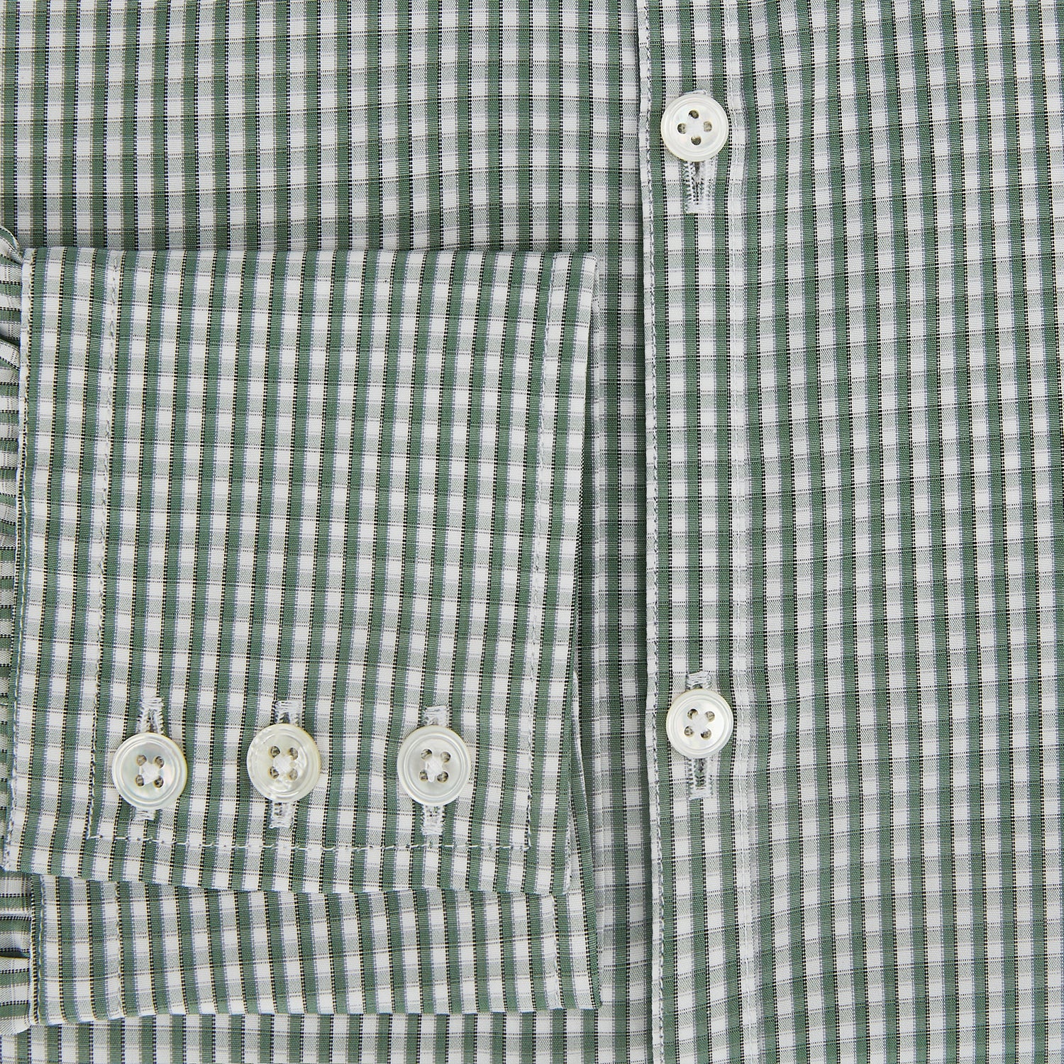 Image 4 of product MELON GREEN MICRO SHADOW CHECK WESTMINSTER SHIRT