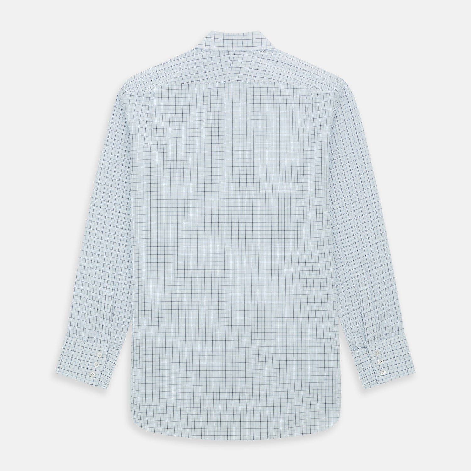 Image 3 of product Blue Overlay Grid Check Mayfair Shirt