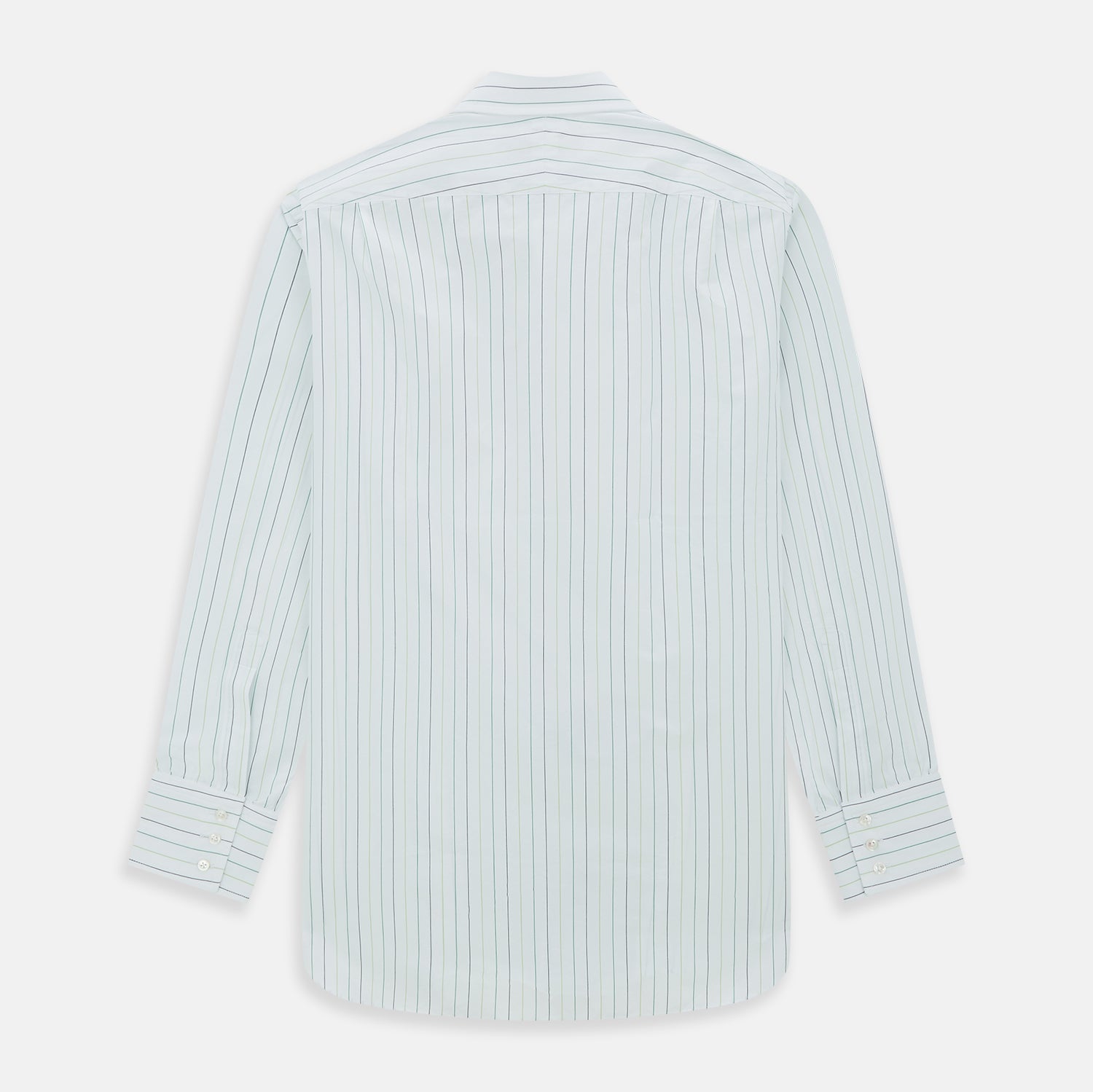 Image 3 of product Green Wide Pinstripe Mayfair Shirt