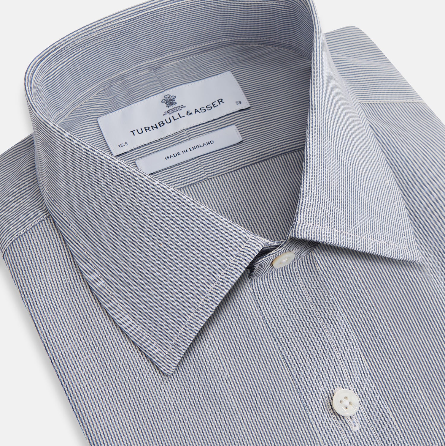Image 5 of product Blue Fine Stripe Mayfair Shirt