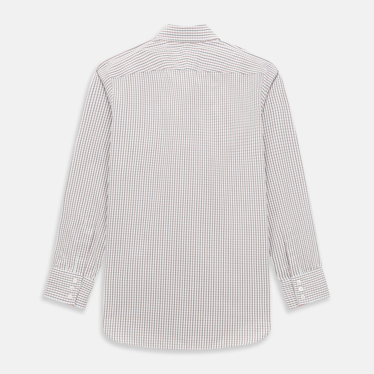 Image 3 of product Red and midnight blue Tattersall Check Windsor Shirt