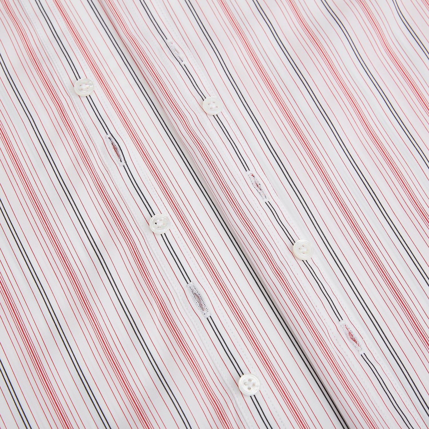 Image 7 of product Red Multi Pencil Stripe Windsor Shirt