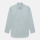 OLIVE & SAGE GREEN MULTI TRACK STRIPE WESTMINSTER SHIRT